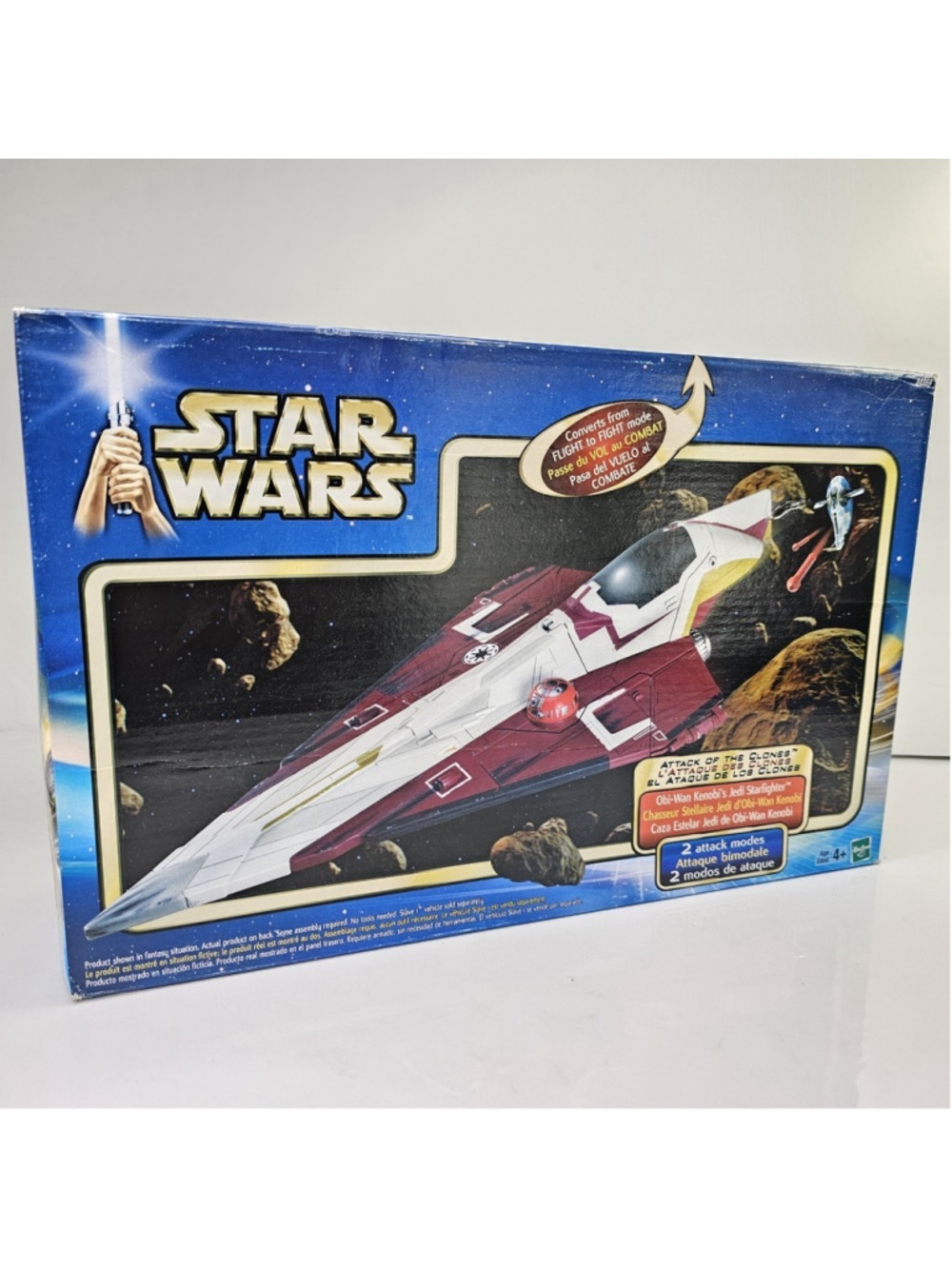 SEALED Obi-Wan Kenobi's Jedi Starfighter 2001 STAR WARS 84869 Clone Wars VTG NEW